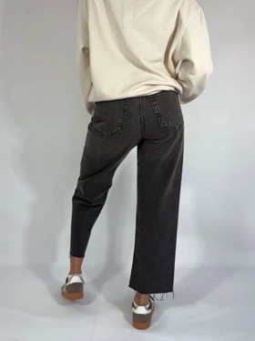 شلوار جین مدل واید استریت قد93 شناسه 70569