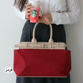 کیف زنانه بزرگ مدل لندن (قرمز)