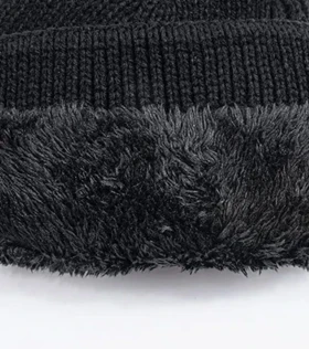 کلاه بافت ساده