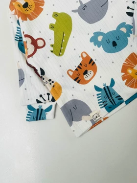 لباس راحتی طرح جنگل مناسب 1 تا 8 سال