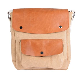 کیف دوشی زنانه کتان 005