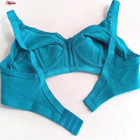 سوتین زنانه پانیذ مدل بدون فنر آبی آسمانی کد 66321