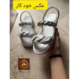 صندل تابستانی طبی زنانه بافتی مدل ماریا