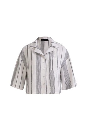 شومیز کراپ لینن - 3121