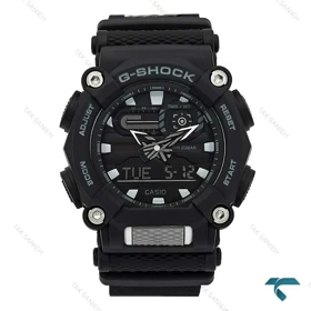 ساعت مچی جیشاک GA-900 مشکی بند برزنتی Gshock-7936-G