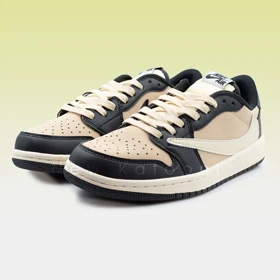 نایک ایر جردن 1 لو تراویس اسکات پیل وانیلا (DM7866-201)