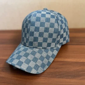 کلاه بیسبالی جین شطرنجی