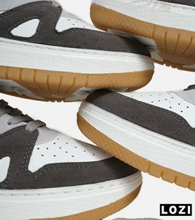 کفش کتانی مردانه طوسی سفید آبی نایک NIKE SB