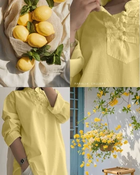 پیراهن دکمه گره‌ای