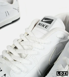 کفش کتانی مردانه و زنانه سفید نایک NIKE jordan Vodoo مدل 6915