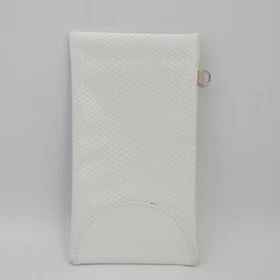 کیسه عینک چرمی پوست ماری آویز دار