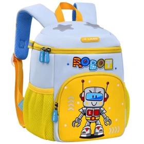کیف کوله پشتی بچگانه ربات اورجینال اولنگ OLANG 6184 (آبی)