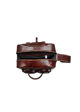 چمدان مسافرتی چرم مدل آچما yb1013