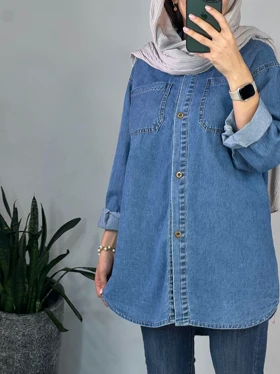 مانتو جین کاغذی نگار