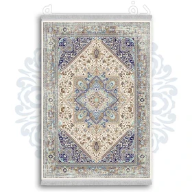 فرشینه از جنس پارچه هازان مخمل ترک طرح سنتی و مدرن برند دفه کد DDSS223