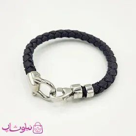 دستبند امگا مردانه 007 مدل کنفی مشکی کیفیت مستر