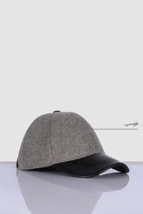 کلاه کپ نمدی و لبه چرم 0001