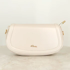 خرید کیف زنانه رودوشی بیاله کیف دخترانه شیک و مینیمال (کرمی)