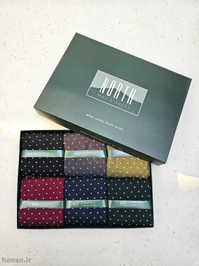 پک جوراب ساق‌دار نورث North کد 8311 - جعبه 6 جفتی