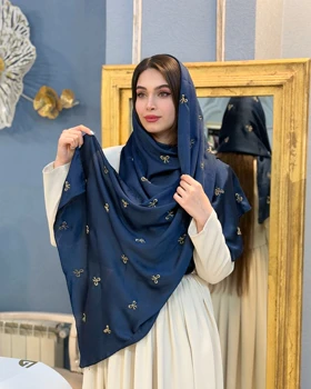 شال نخ ژاکارد مزونی