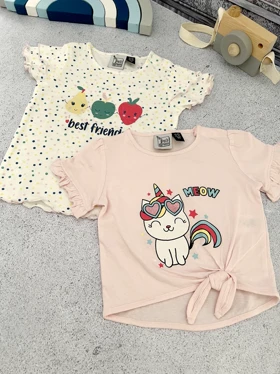 تیشرت جذاب و گوگولی دخترانه از برند Poco