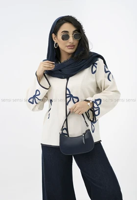 کت گلدوزی پاپیونی