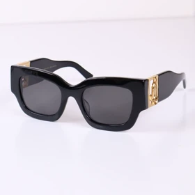 عینک آفتابی اورجینال زنانه جیمی چو Jimmy Choo RUA مدل Luxury Butterfly (مشکی)