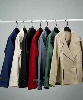 ترنچ کت آستردار کدCN003 برند ردا