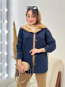مانتو کتان پایین هلال سما