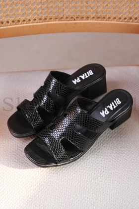 کفش صندل پاشنه‌دار زنانه غزاله کد 2074