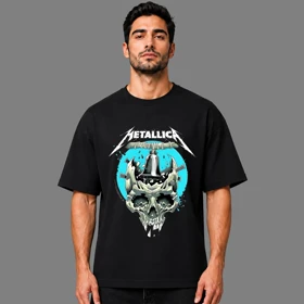 تیشرت طرح گروه متالیکا metallica کد 5