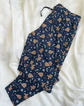 شلوار فاق بلند بیسیک نخ و پنبه h&m