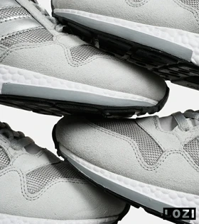 کفش کتانی مردانه طوسی نقره ای ADIDAS ZX 500