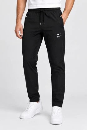 شلوار اسلش مردانه مدل دو نایک (Nike) – مشکی – قواره‌دار