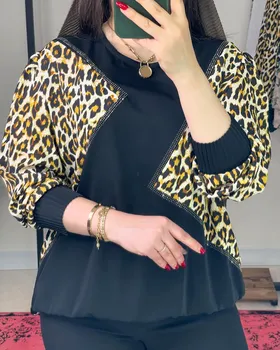 شومیز آستین پلنگی