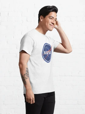 تیشرت با طرح nasa ناسا Embroidered کد 12836