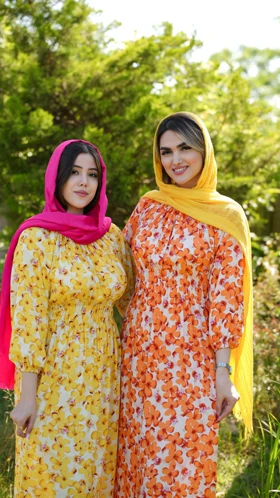 پیراهن کمرکش بهاره