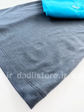 تیشرت لانگ نخ پنبه یقه گرد alo