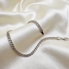 دستبند ژوپینگ طرح کارتیه (کوبان) نقره‌ای | آبکاری رادیوم و رنگ ثابت