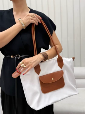 کیف زنانه سایز بزرگ برزنتی لانگ چمپ مارچلو