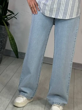 شلوار جین نیم بگ فلای 4