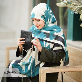 روسری نخ پنبه گلاره