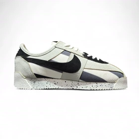 کتانی زنانه مدل نایک کورتز مشکی طوسی