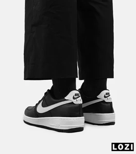 کفش مردانه و زنانه مشکی سفید NIKE AIR FORCE