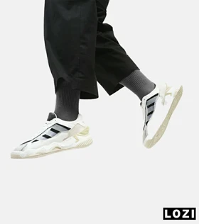 کفش کتانی مردانه سفید مشکی کرم ADIDAS niteball 2.0