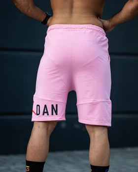 شلوارک بگ ورزشی JORDAN صورتی