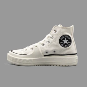 کانورس کانستراکت سفید ساق‌دار Converse Construct White Hightop