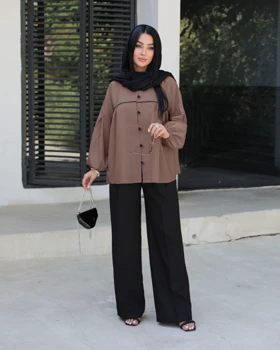 ست دوتیکه مانتو شلوار زنانه مدل رهانا کد 3018 (ضمانت اصالت)