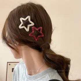 گیره ژورنالی خالدار چرم