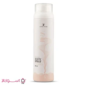 اسپری بدن زنانه لاو تایم مدل jina حجم 200 میل
